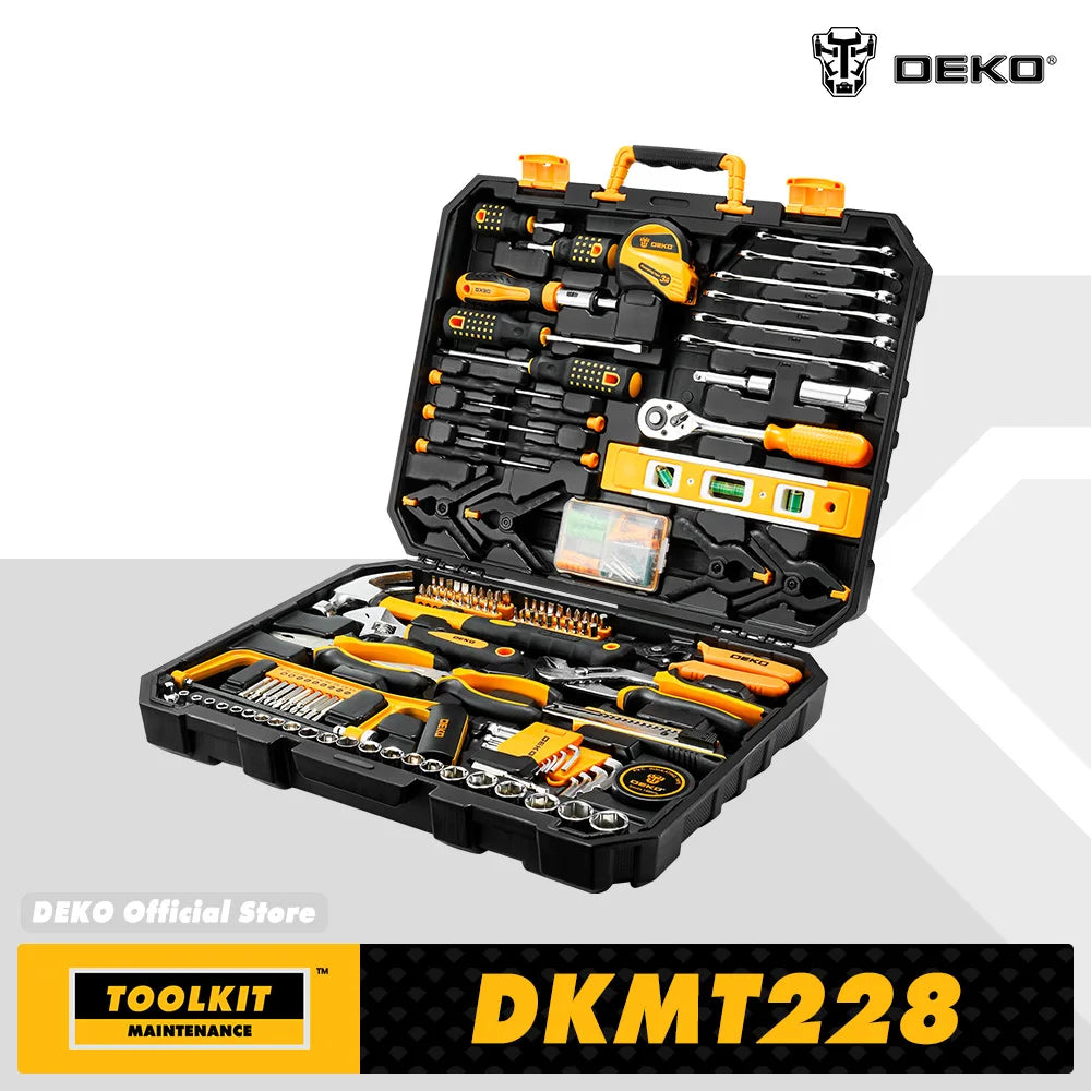 228-Piece Automotive Socket and Hand Tool Set with Carry Case