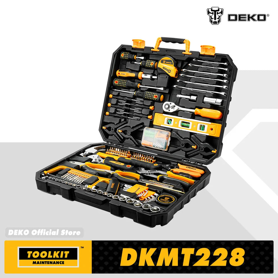 228-Piece Automotive Socket and Hand Tool Set with Carry Case