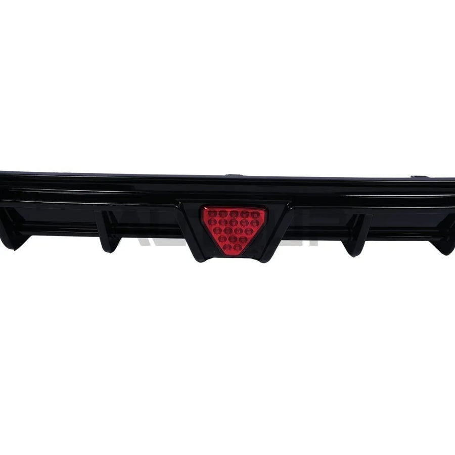 Gloss Black Rear Bumper Diffuser for 2018
