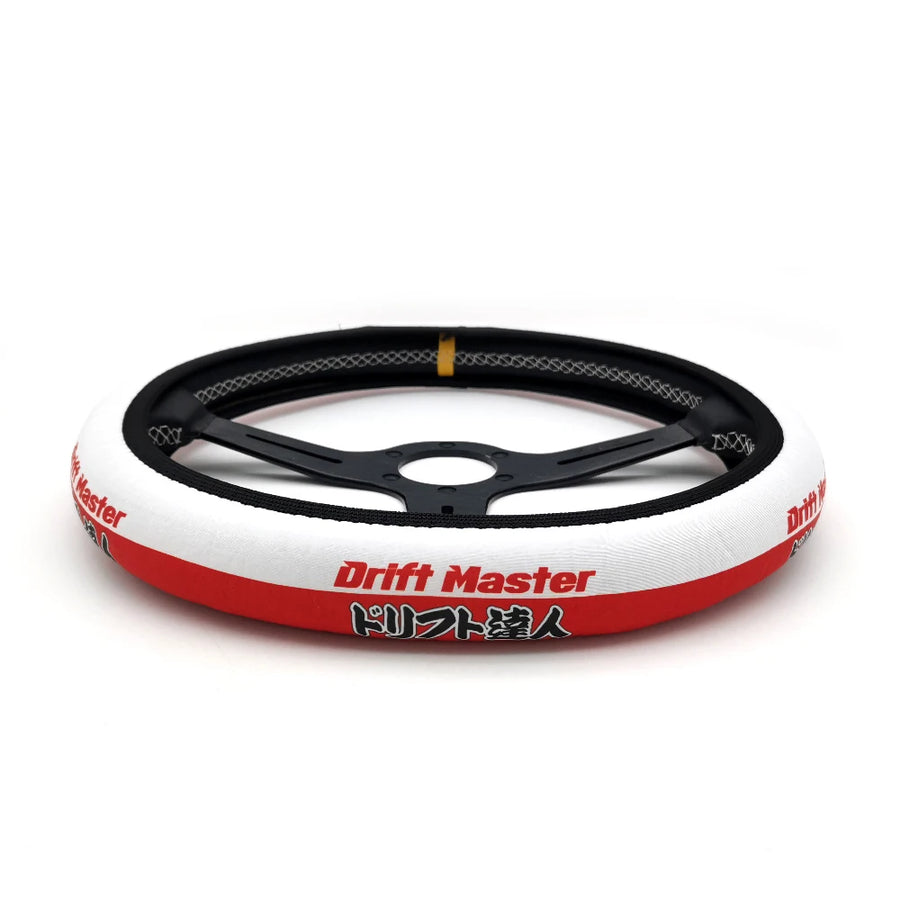 JDM-Style 38 cm Polyester Steering Wheel Cover