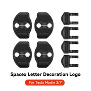 Door Lock Latch Cover Set for Tesla Model 3/Model Y