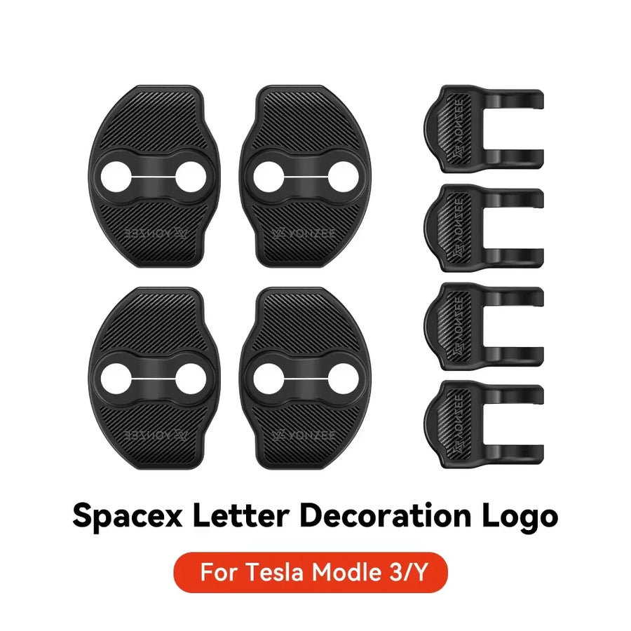 Door Lock Latch Silicone Cover for Tesla Model 3/Y Highland Juniper