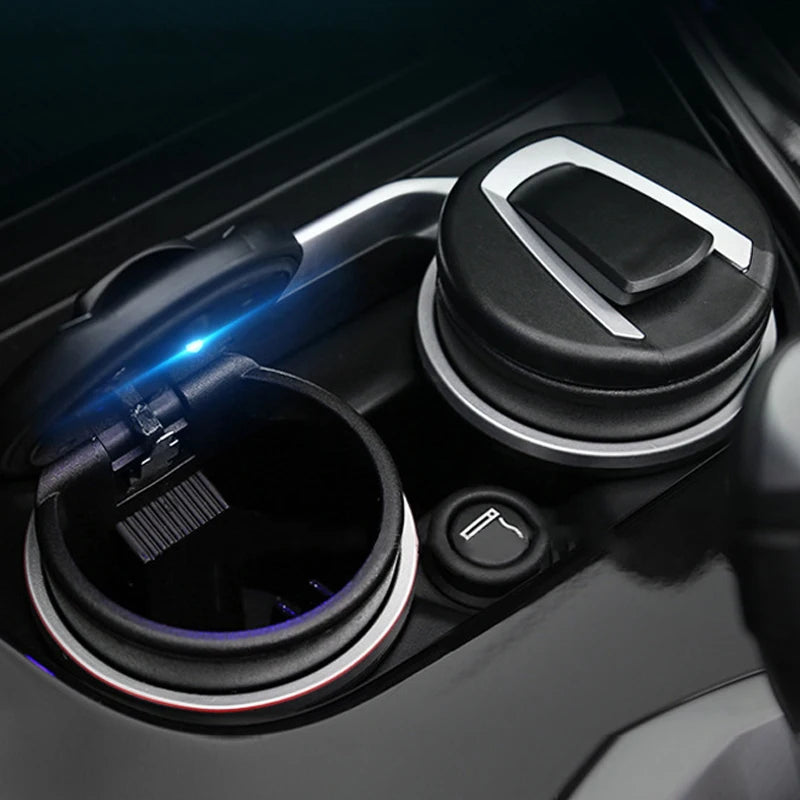 2-in-1 LED Vehicle Ashtray and Storage Cup
