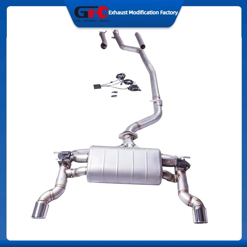 304 Stainless Steel Catback Valved Exhaust System for BMW 335i 340i 430i 440i F30 F31 F32 F34 F35 F36 3.0T