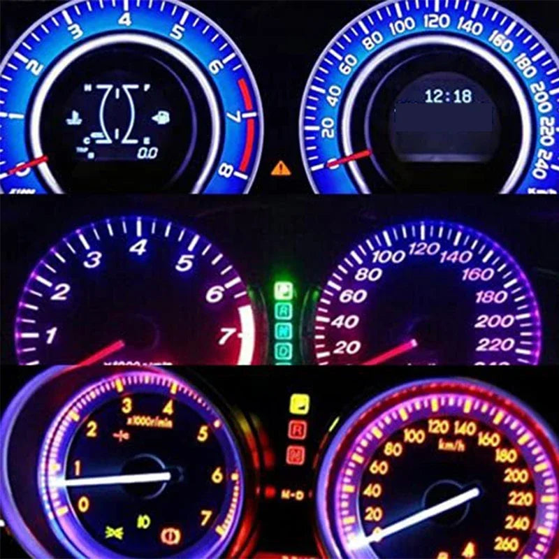 T5 B8.5D 5050 LED Dashboard Bulbs – 10 Pack