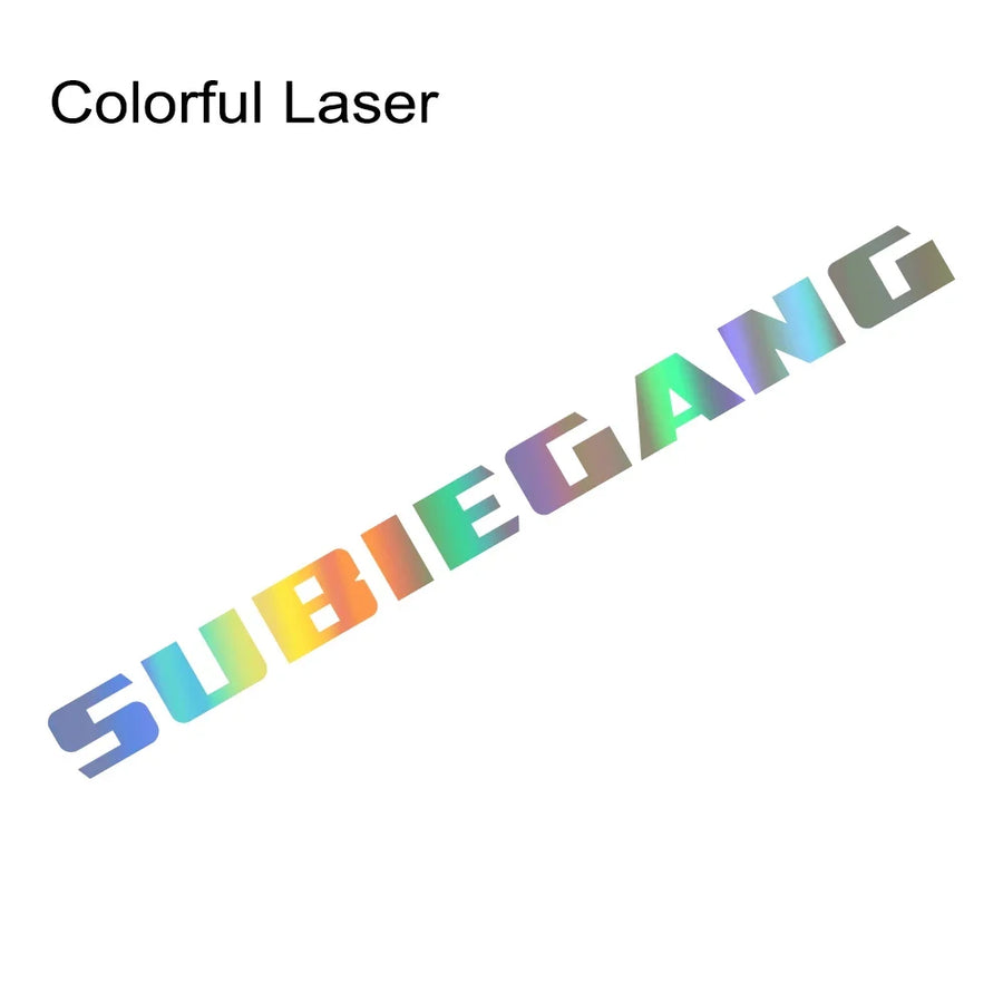 SUBIE GANG Windshield Vinyl Decal for Subaru – 100 × 7.8 cm