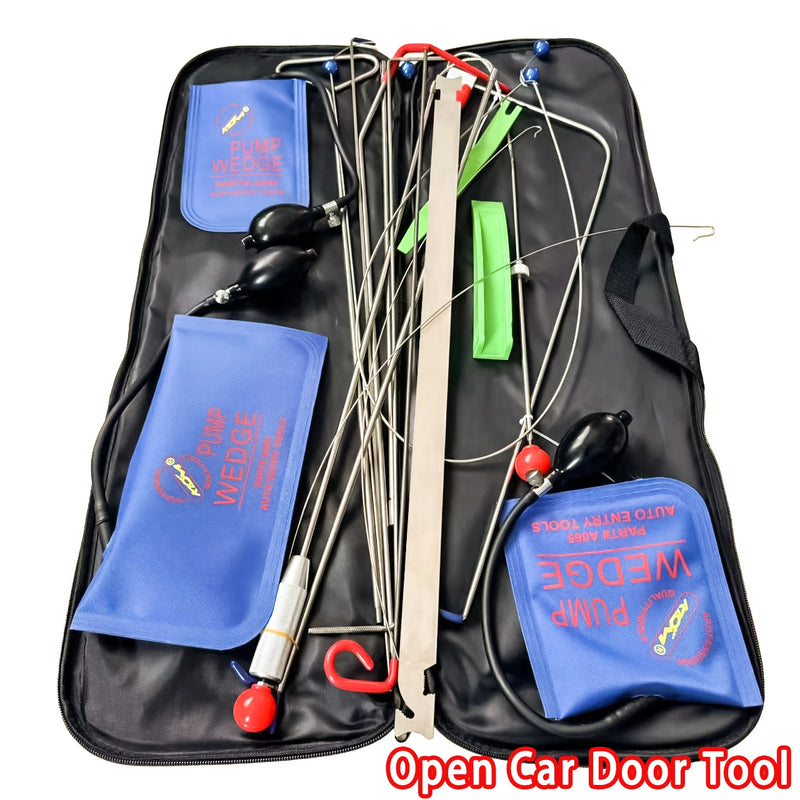 Automotive Air Wedge and Long-Reach Lockout Tool Kit