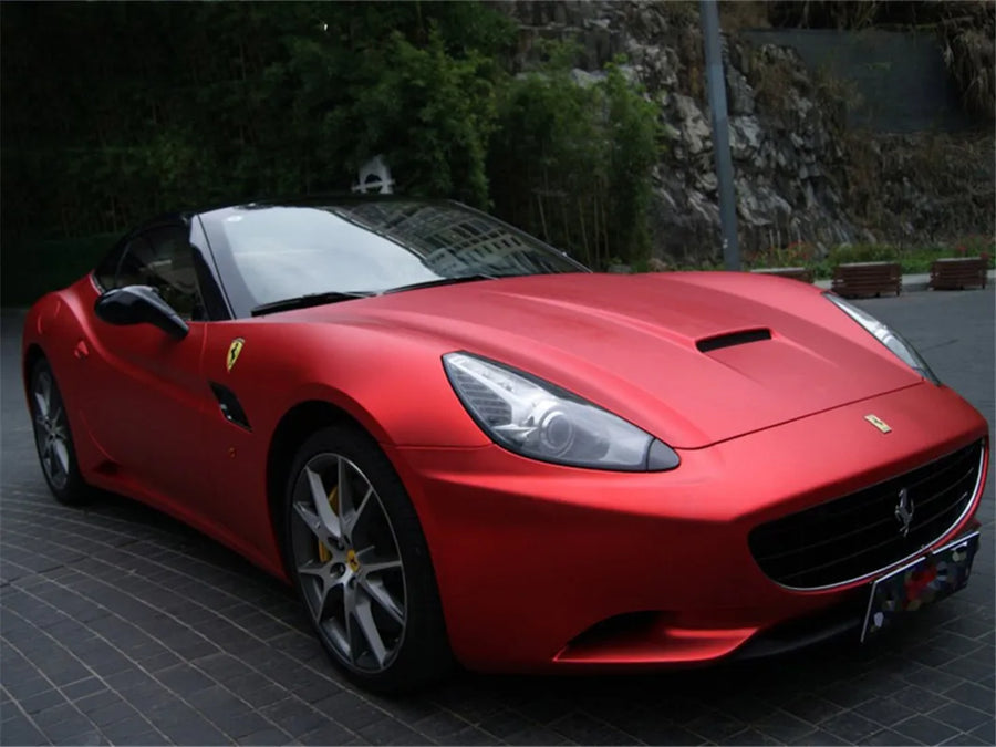 Ice Metallic Matte Chrome Automotive Vinyl Wrap