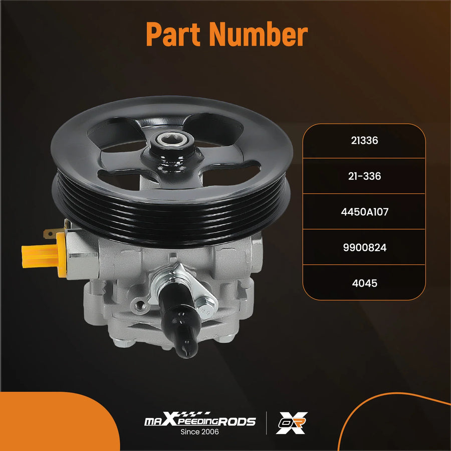 Power Steering Pump for Mitsubishi Lancer 2.0L 2.4L 2012-2015