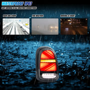 MINI Countryman F60 Smoked Sequential LED Tail Light Pair – 2017–2023