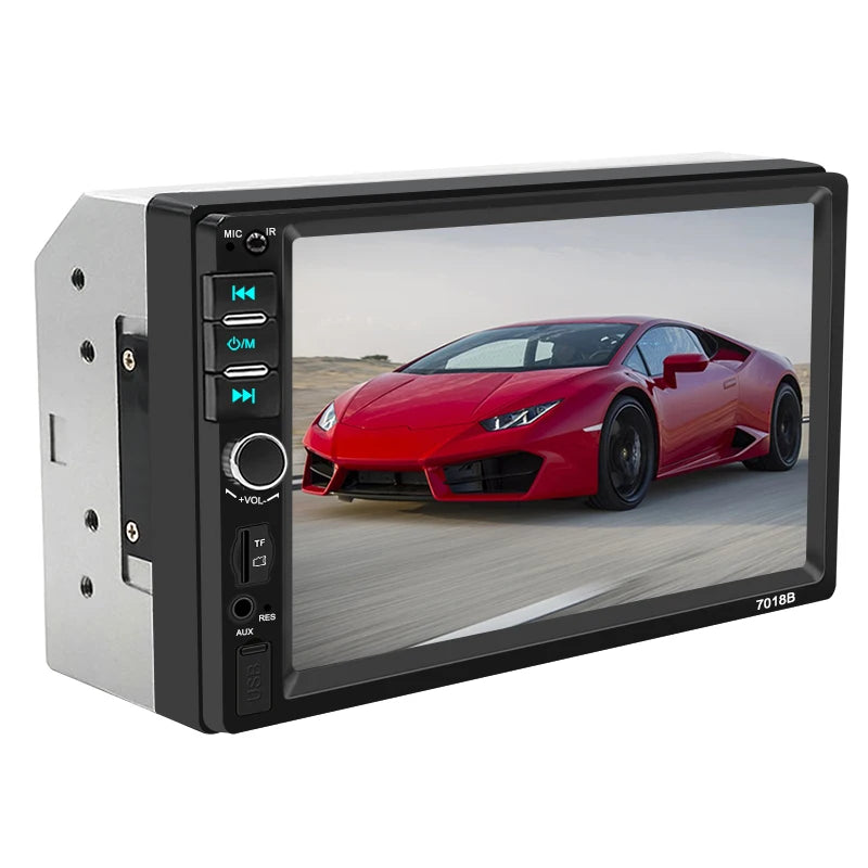 7-Inch 2-DIN Bluetooth Touchscreen Car Stereo