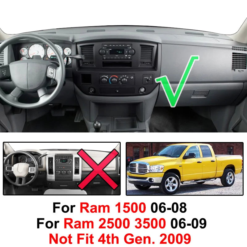 All-Weather Floor Mats for Car Dashboard 2006-2009