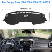 Anti-Slip Dashboard Cover for 2019–2025 Ram 1500/2500/3500