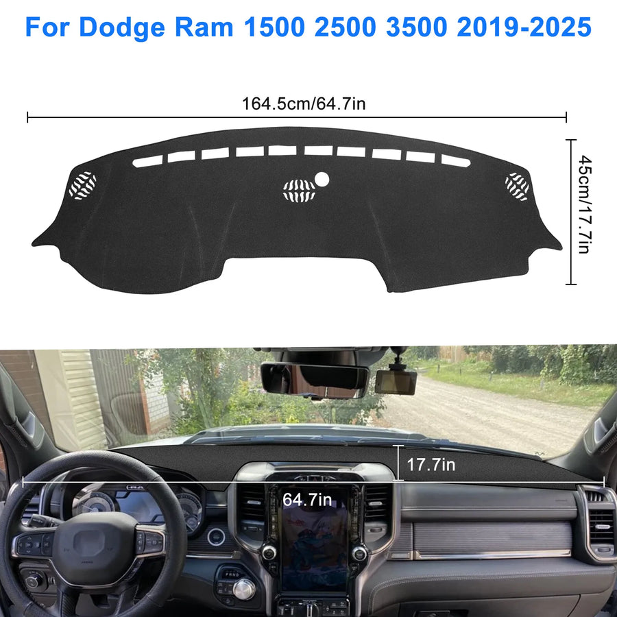 Anti-Slip Dashboard Cover for 2019–2025 Ram 1500/2500/3500