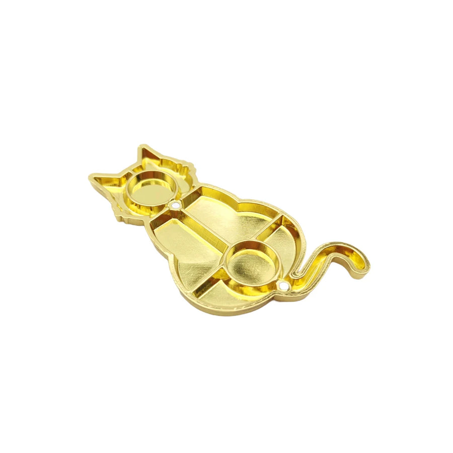 3D Cat Metal Vehicle Decal - 6.5 x 3.5 cm