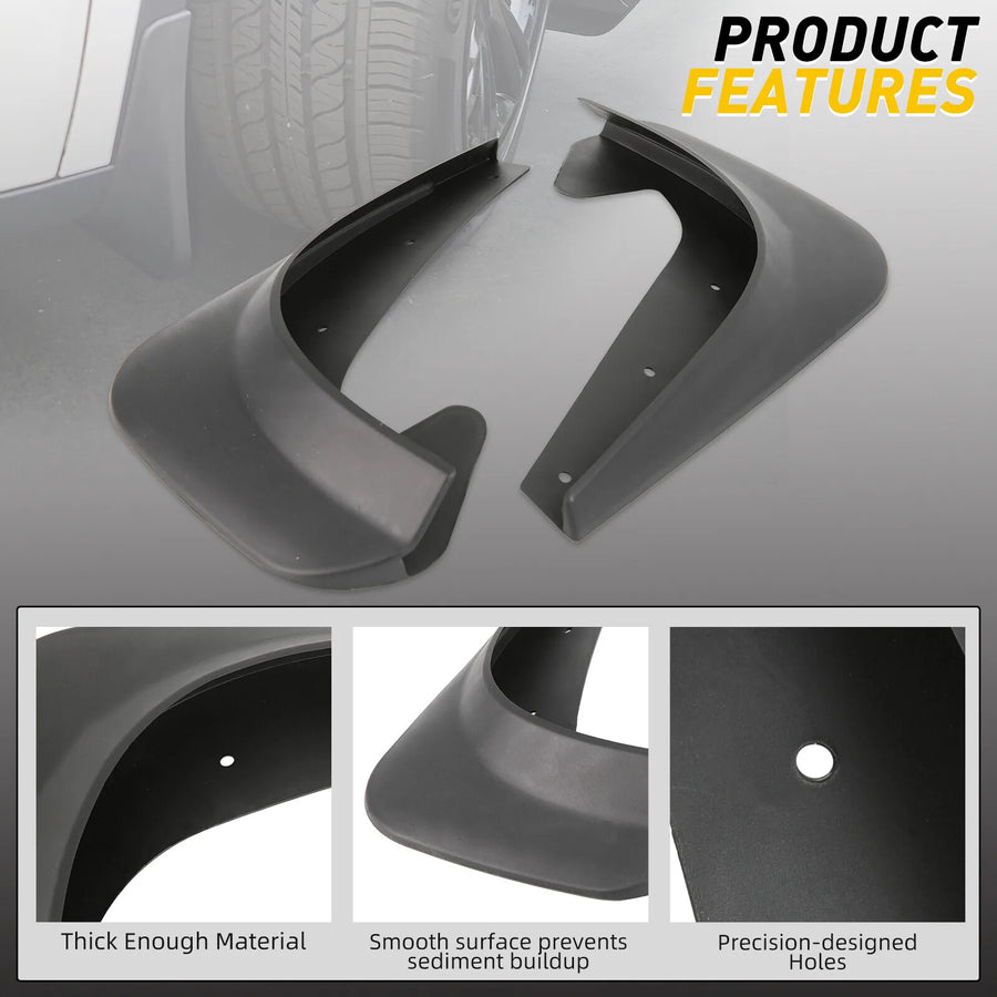 Complete Mudguard Splash Guard Kit 4 Fenders +8 Screws for Honda Civic Del Sol