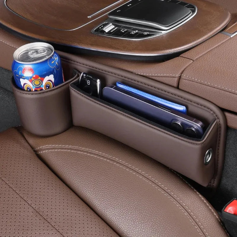 Universal Car Seat Gap Organizer with Cup and Phone Holder