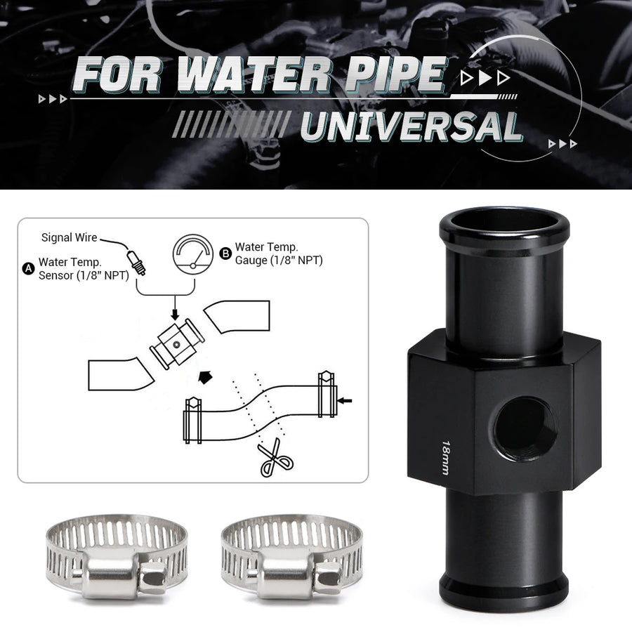 Water Temperature Sensor Hose Adapter – 18mm to 24mm Options