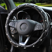 Steering Wheel Cover – diamond-look, 15 inches