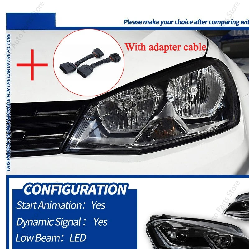 LED Projector Headlight Assembly for VW Golf 7 2013–2017