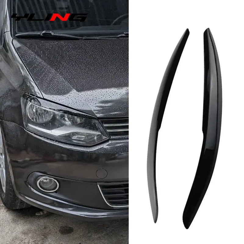 Headlight Eyebrow Trim Set for 2010–2019 Volkswagen Polo – Sedan