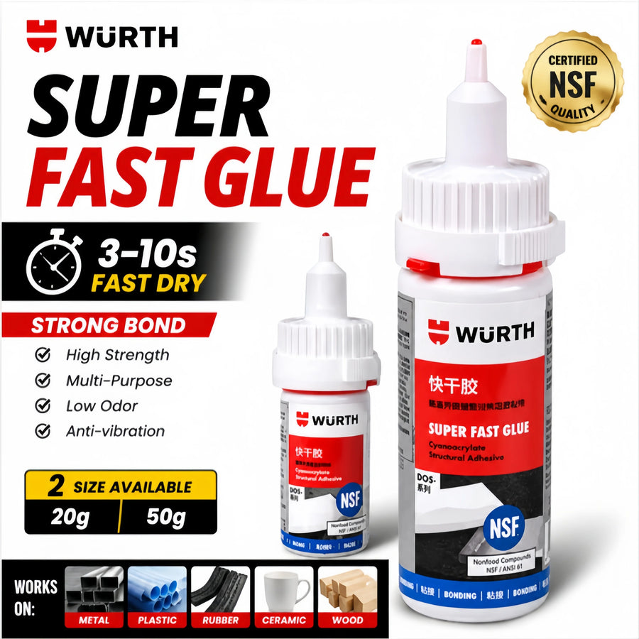 Würth Super Fast CA Instant Glue – 20 g / 50 g