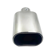 Universal Square Stainless Steel Exhaust Tip, 2.25-Inch