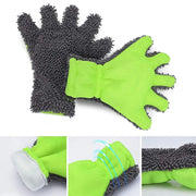 Five-Finger Microfiber Car Wash Gloves – 1 or 2 Pack