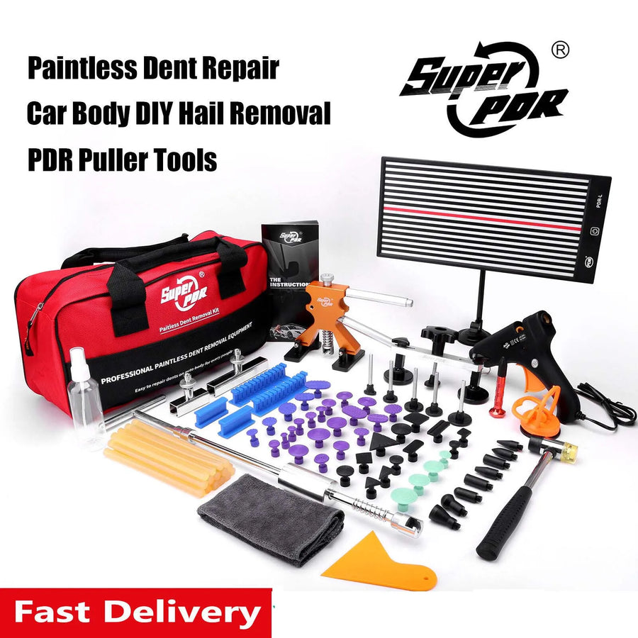 Paintless Dent Repair Puller Kit with Suction Cups