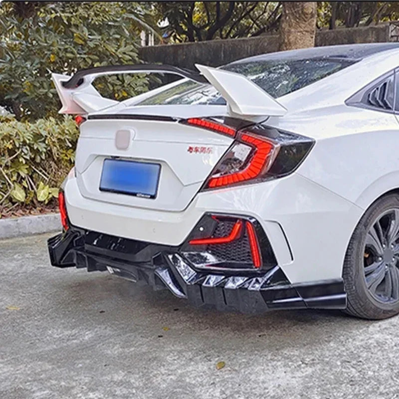 Rear Bumper Diffuser for Honda Civic FK4/FK7 Hatchback 2016-2021