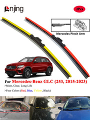 Front Windshield Wiper Blade Set for Mercedes-Benz GLC 2015-2023