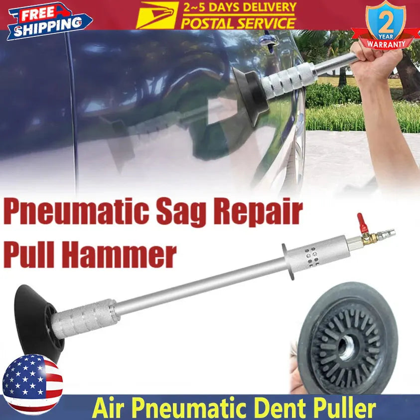 Pneumatic Suction-Cup Dent Puller with 3 lb Slide Hammer