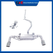 304 Stainless Steel Valved Cat-Back Exhaust System for Mercedes-Benz 2012-2018