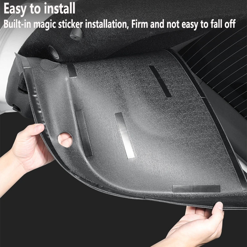 TPE All-Weather Floor Mats and Cargo Liner Set for Tesla Model YL Six Seat