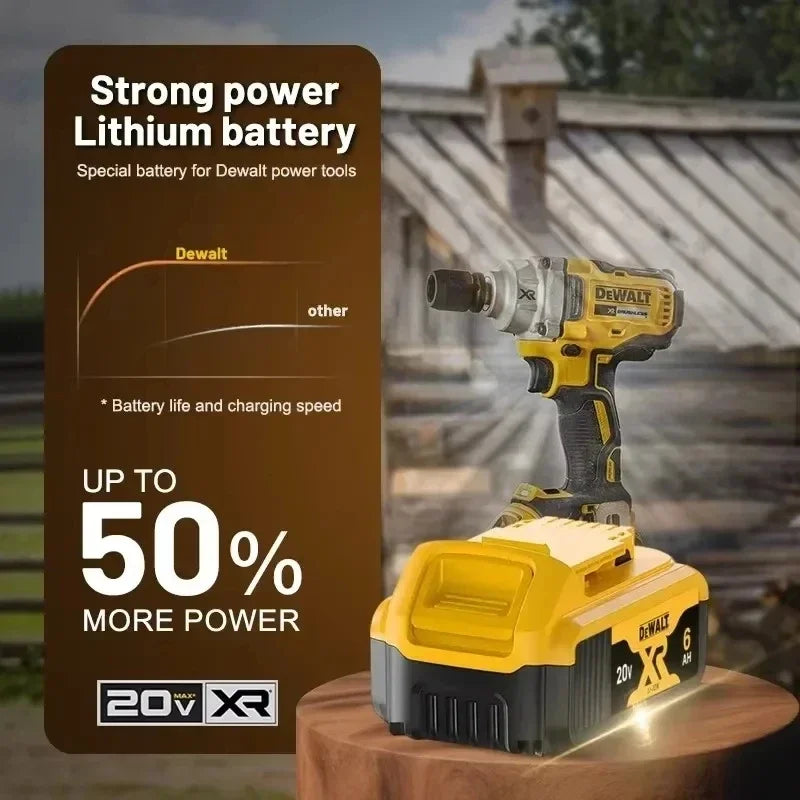 Genuine DEWALT 20V MAX Battery & Charger Options – 5Ah/6Ah