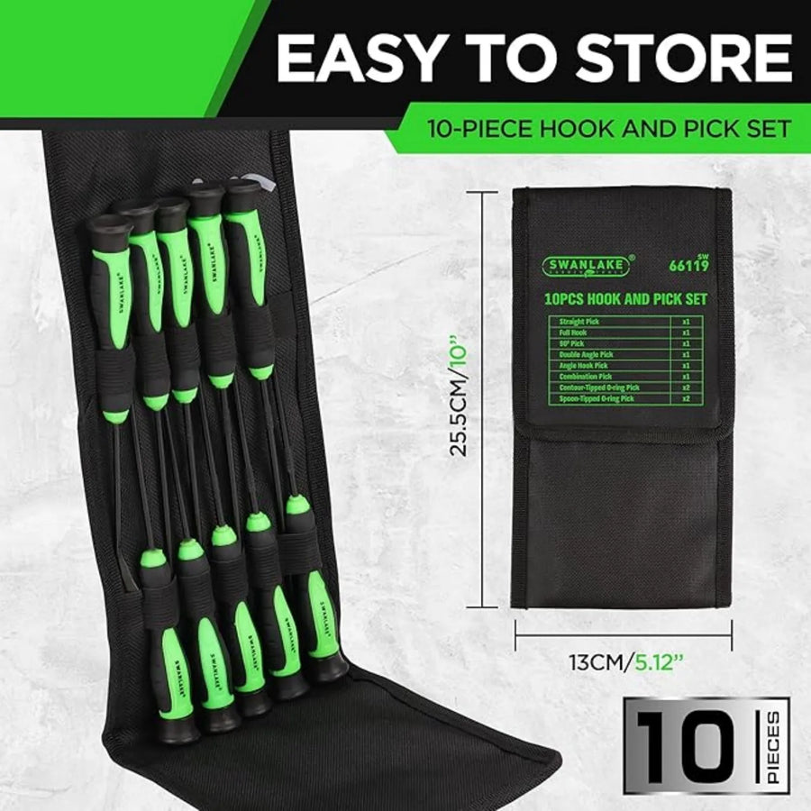 Automotive Hook and Pick Set for O-Rings, Seals and Gaskets