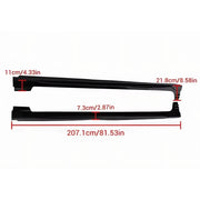 2-Piece Side Skirt Extension Kit for Chevrolet Malibu 2016-2023