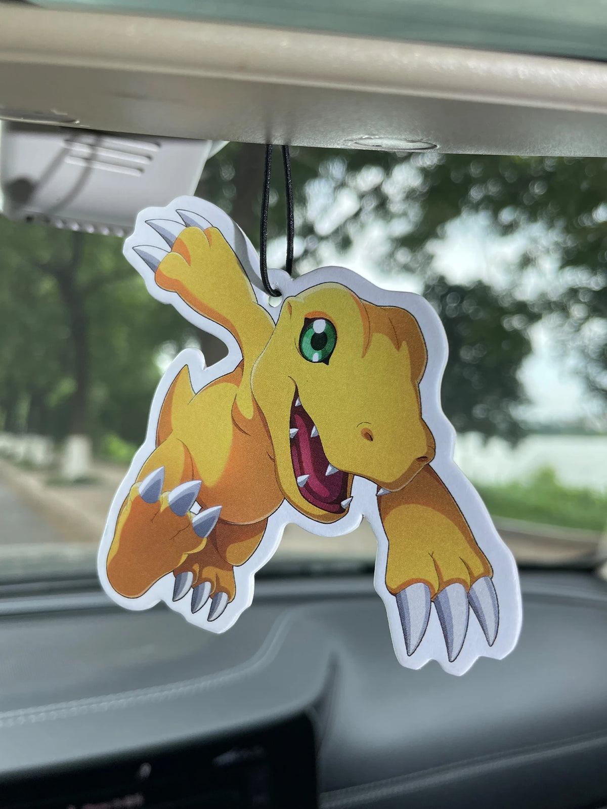 Cute Digimon Agumon Hanging Car Air Freshener
