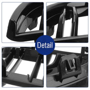 1Pair Front Grill Grille Double-Layer Grille Gloss Black ABS Fit for BMW 3-Series E90 E91 Wagon