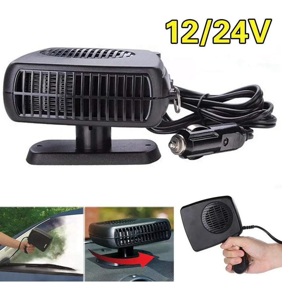 12V 24V 150W Portable Car Heater Fan and Defroster