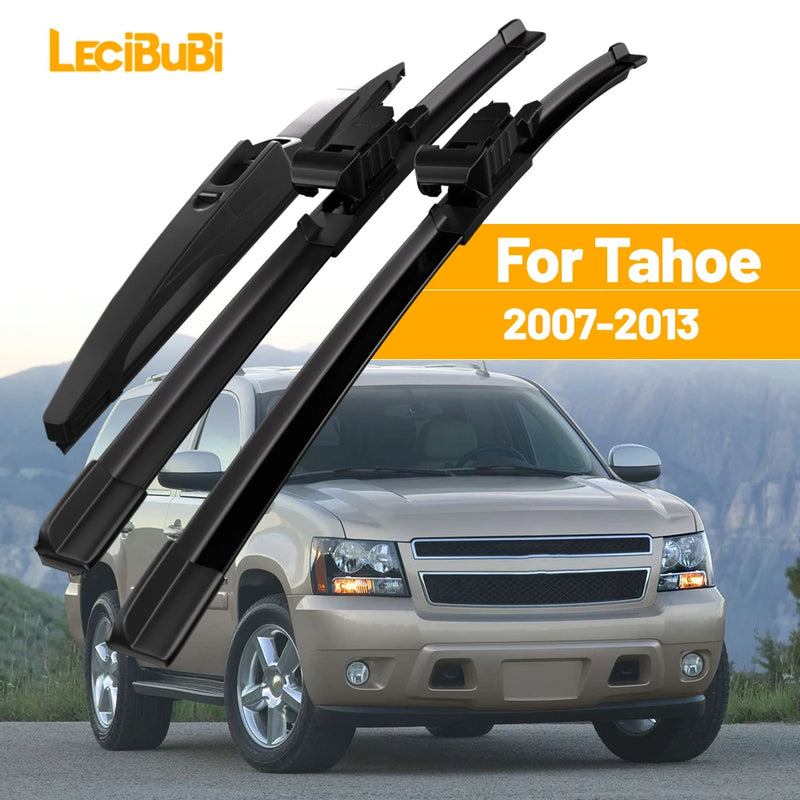 Front & Rear Windshield Wiper Blade Set for Chevrolet Tahoe 2007-2013