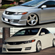 HFP-Style Front Bumper Lip for 2009–2011 Honda Civic Coupe
