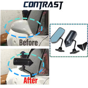 Retro F1-Style Side Mirrors for 1989–1997 Mazda MX-5 Miata – Pair