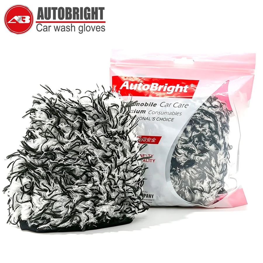 Microfiber Wheel Cleaning Mitts for Rims & Spokes