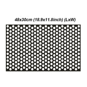 48 x 30 cm Universal Black Honeycomb Tail-Light Decal Sheet