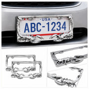 Scorpion-Design ABS License Plate Frames - Pair