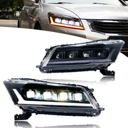Honda Accord 8th-Gen Sedan LED Headlight Pair – 2008–2012