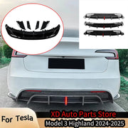 Rear Bumper Diffuser for Tesla Model 3 2024-2025