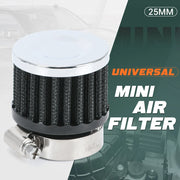 Universal Mini Breather Air Filter, 12mm/25mm