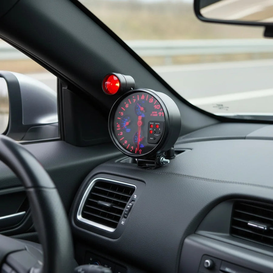 Oil Pressure, Water Temperature, Oil Temperature and More Automotive Gauge